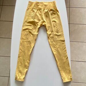 Gymshark Vital Seamless 2.0 Leggings Yellow Marl
